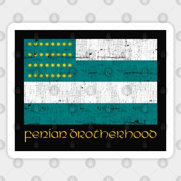 Fenian Brotherhood 19th Century Flag Magnet by feck!